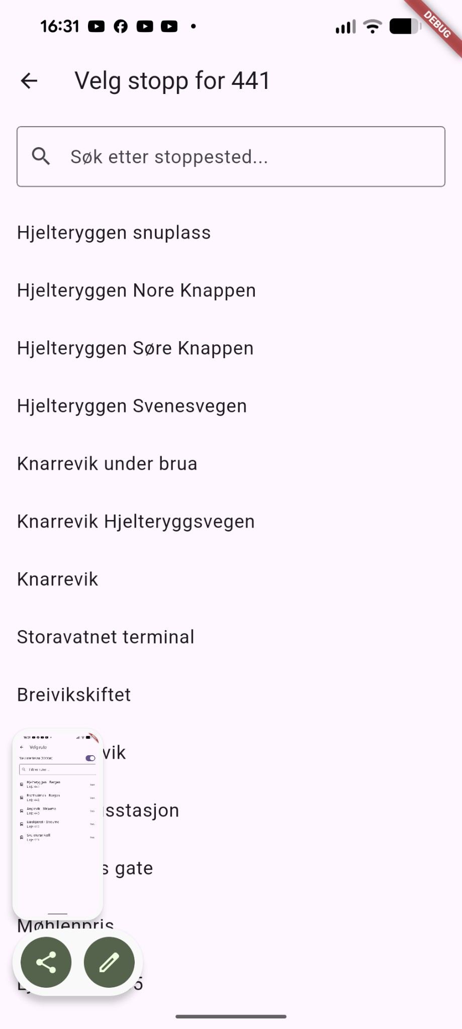 Sleepy Bus – Velg stoppested